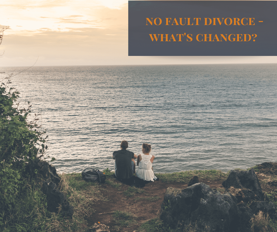 ‘No fault’ divorce – the big change